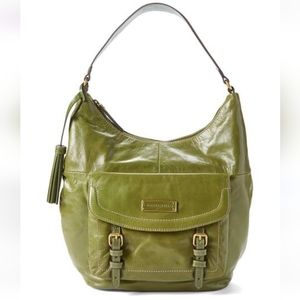 🐧💚VINTAGE💚 TIGNANELLO Buckle Detail Hobo in Hunter Green